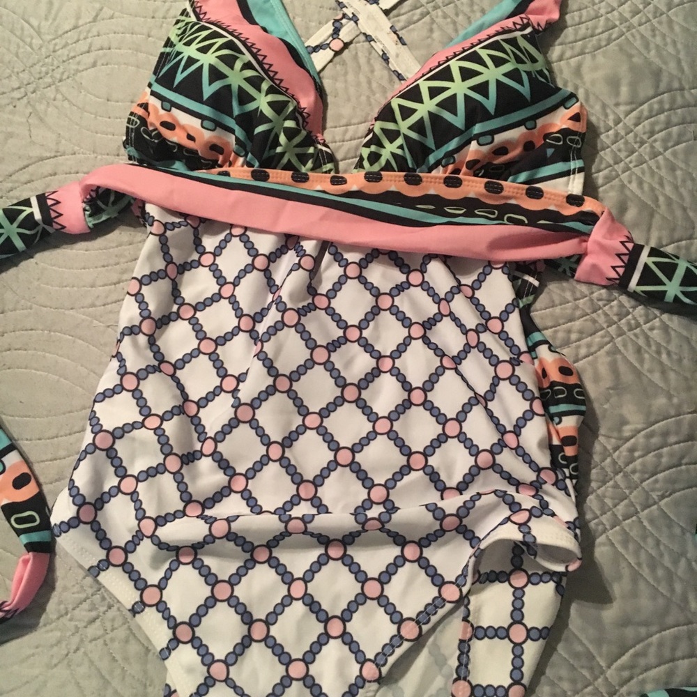 One Piece Swimsuit  Size L